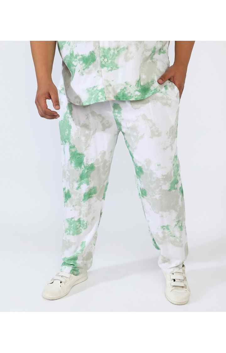 Men's Green Graphics Co-ords