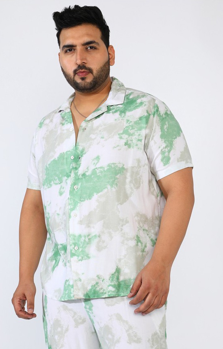 Men's Green Graphics Co-ords