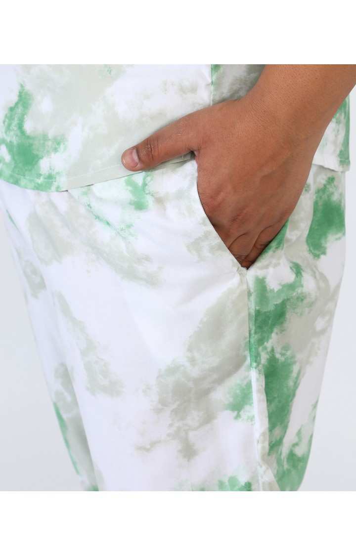 Men's Green Graphics Co-ords