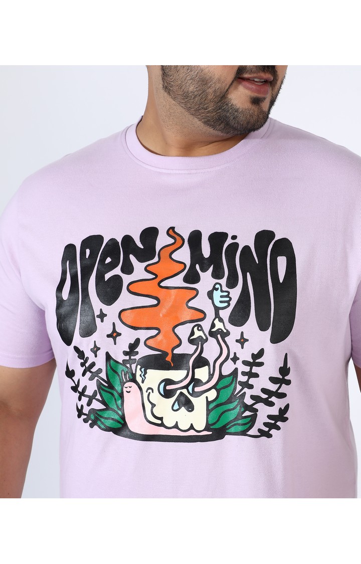 Men's Purple Graphics T-Shirts