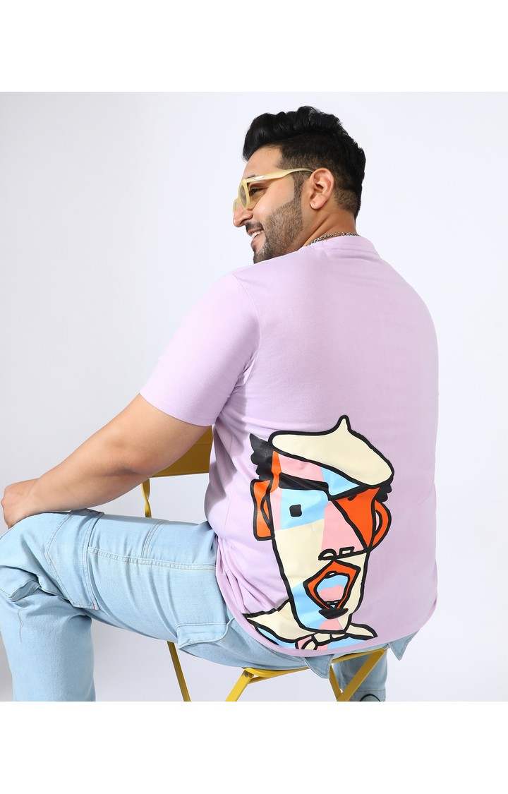 Men's Purple Graphics T-Shirts