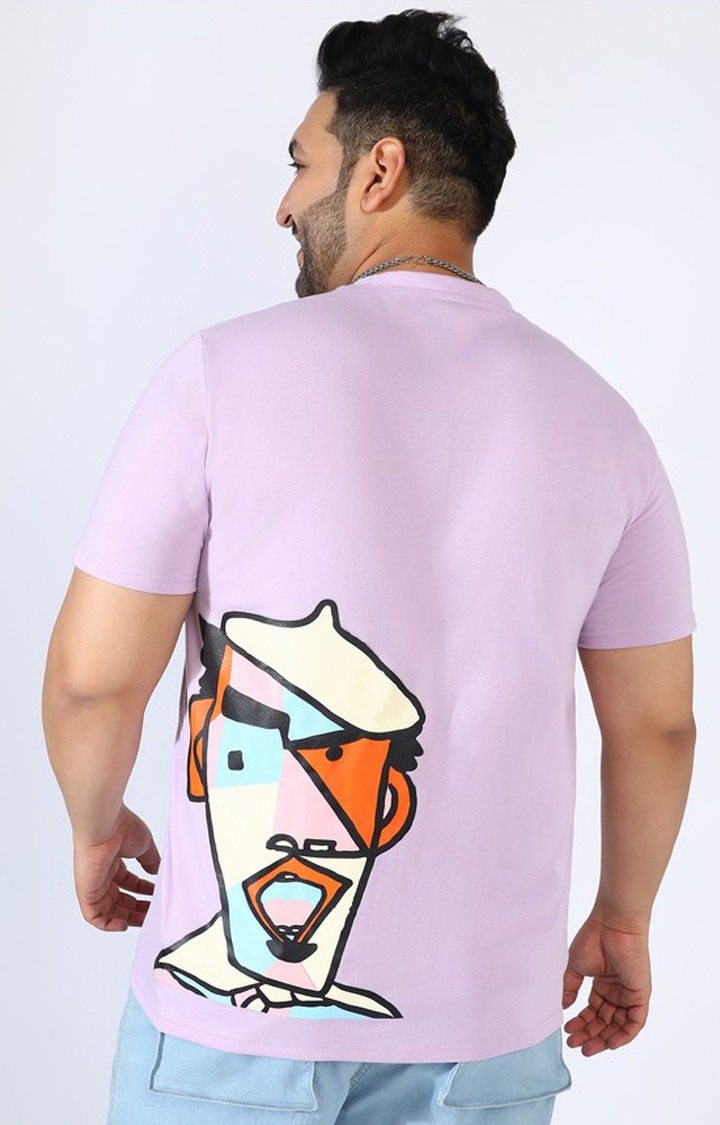 Men's Purple Graphics T-Shirts