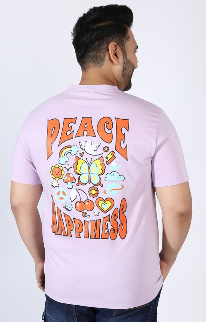 Men's Purple Graphics T-Shirts