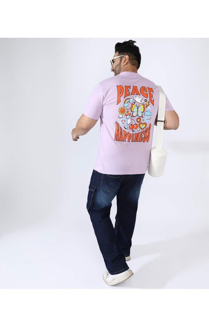 Men's Purple Graphics T-Shirts