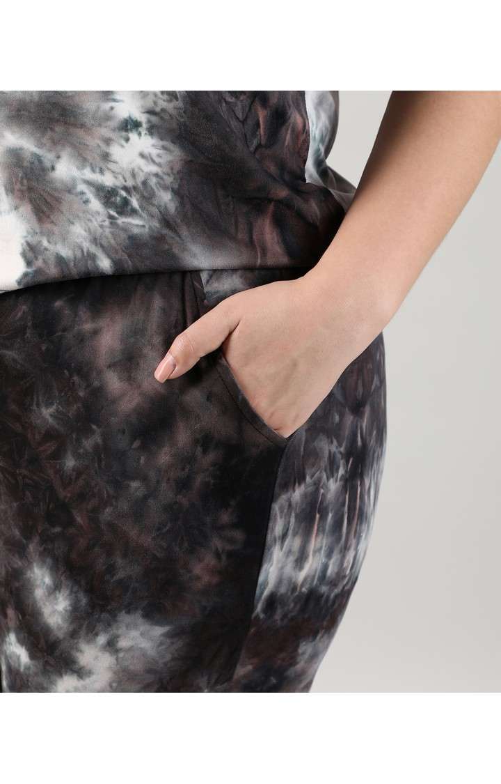 Women's Grey Tie Dye Co-ords