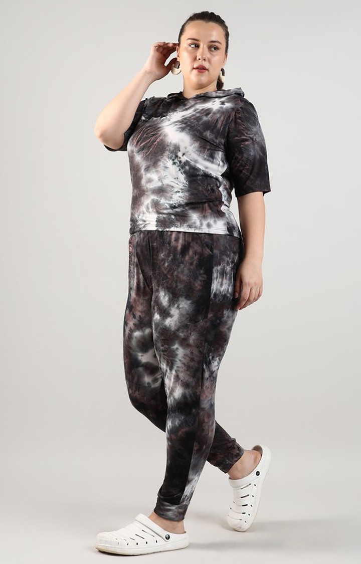 Women's Grey Tie Dye Co-ords
