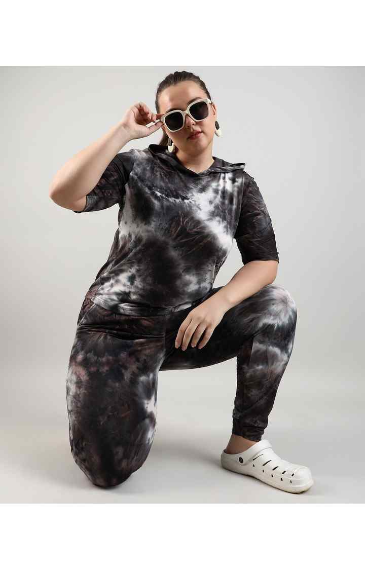 Women's Grey Tie Dye Co-ords