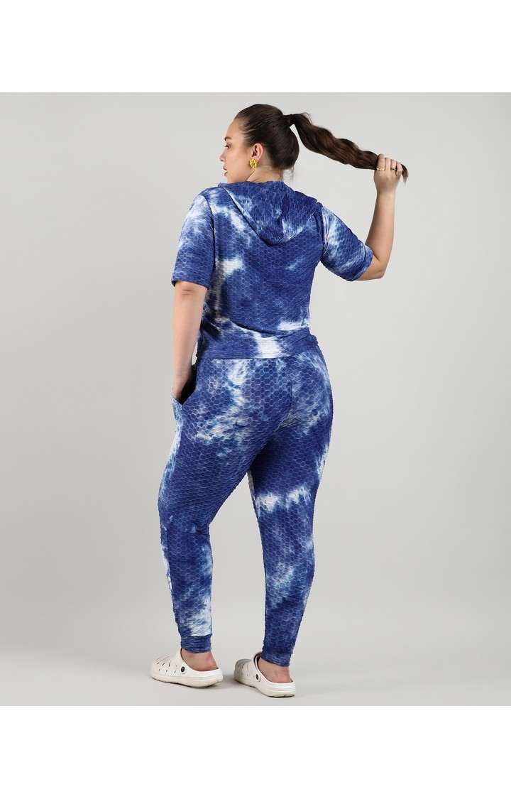 Women's Blue Tie Dye Co-ords