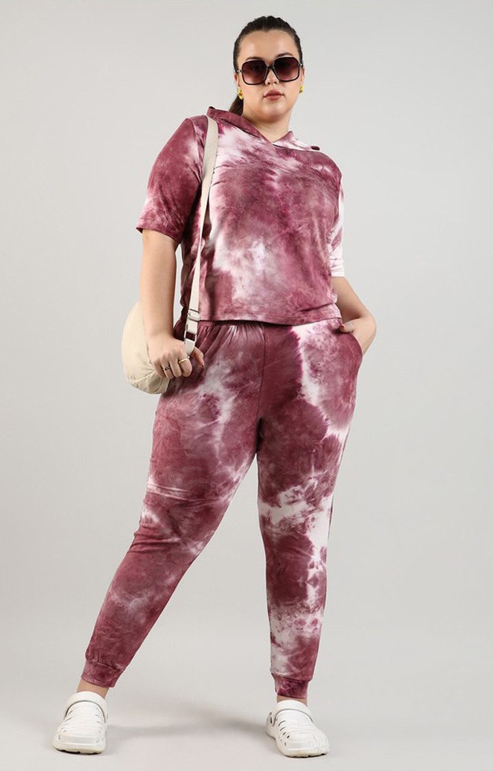 Women's Red Tie Dye Co-ords
