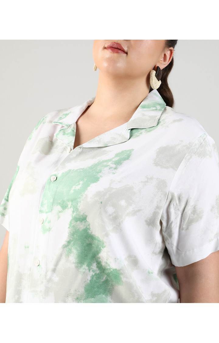 Women's Green Tie Dye Co-ords