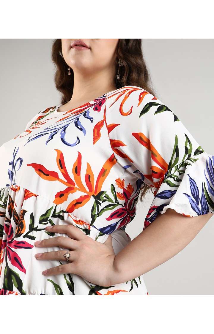 Women's Multicolor Printed Dresses