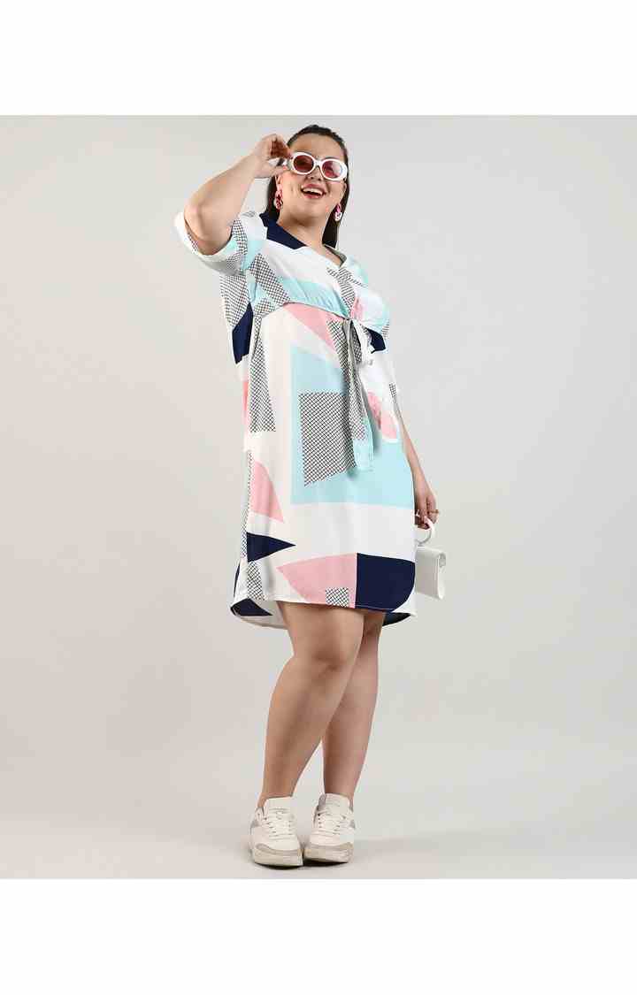 Women's Multicolor Printed Dresses