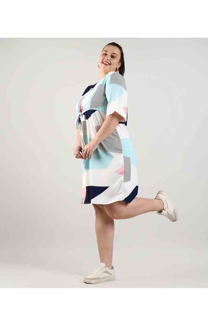 Women's Multicolor Printed Dresses