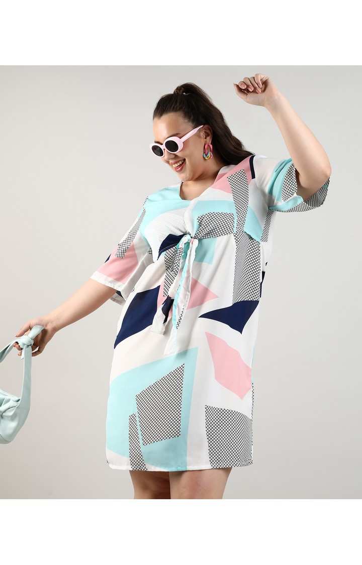 Women's Multicolor Printed Dresses