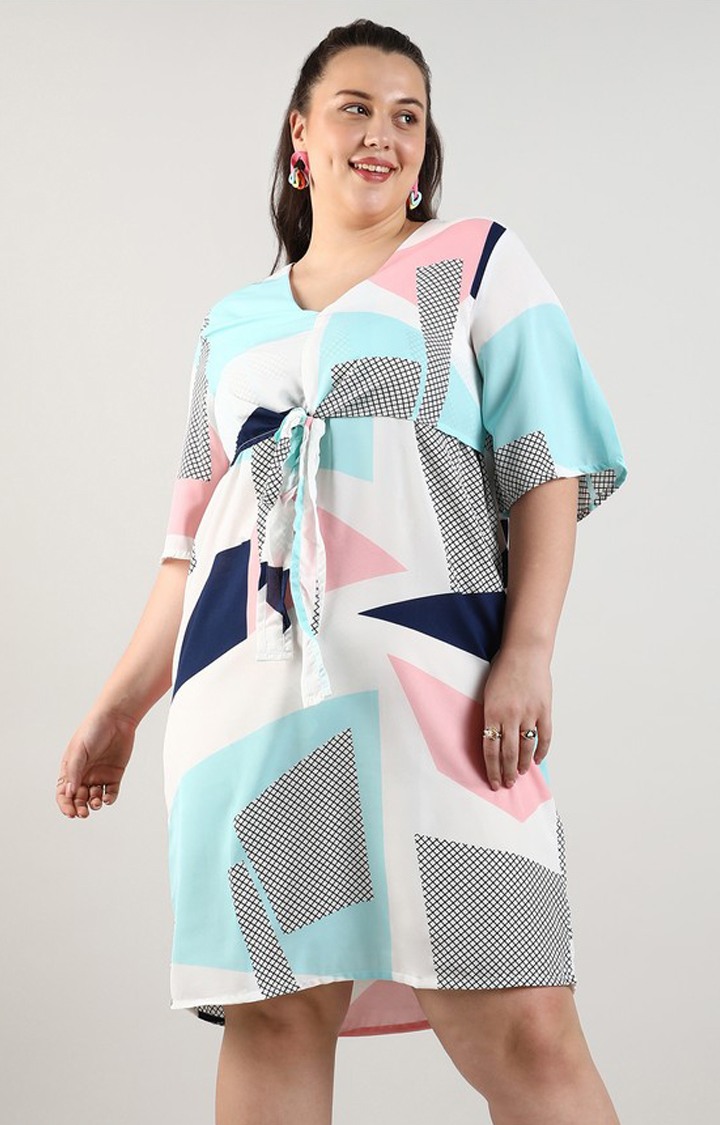 Women's Multicolor Printed Dresses