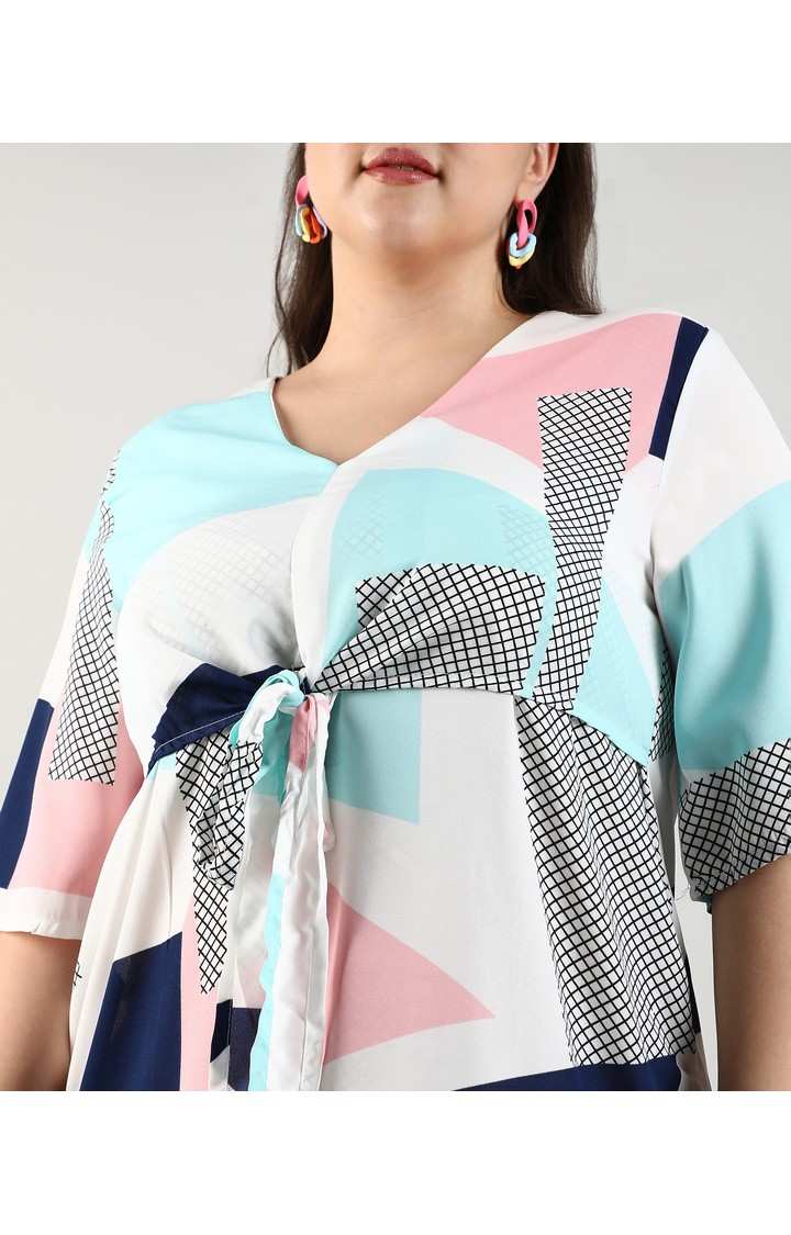 Women's Multicolor Printed Dresses