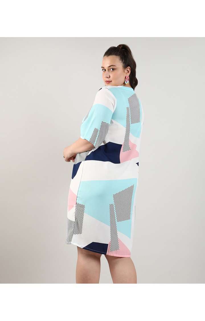 Women's Multicolor Printed Dresses