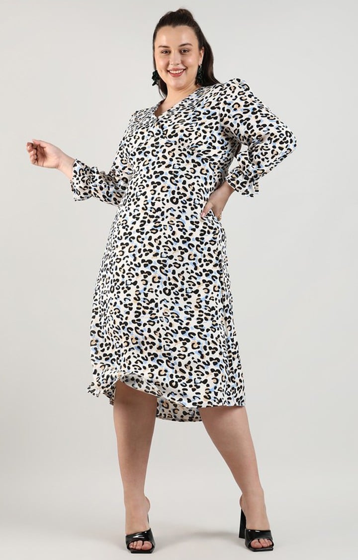 Women's Multicolor Printed Dresses