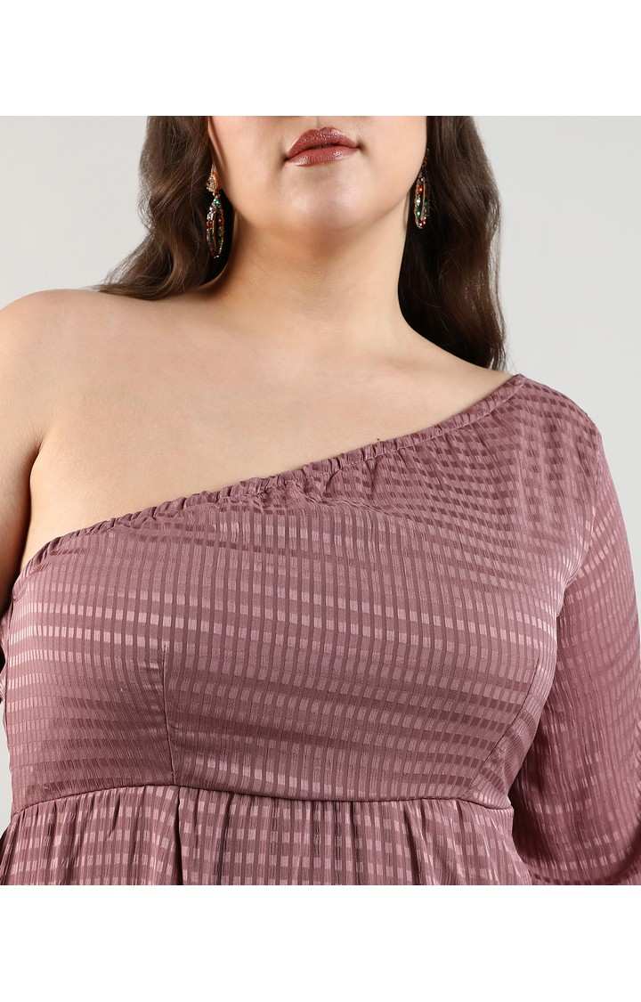 Women's Pink Solid Dresses