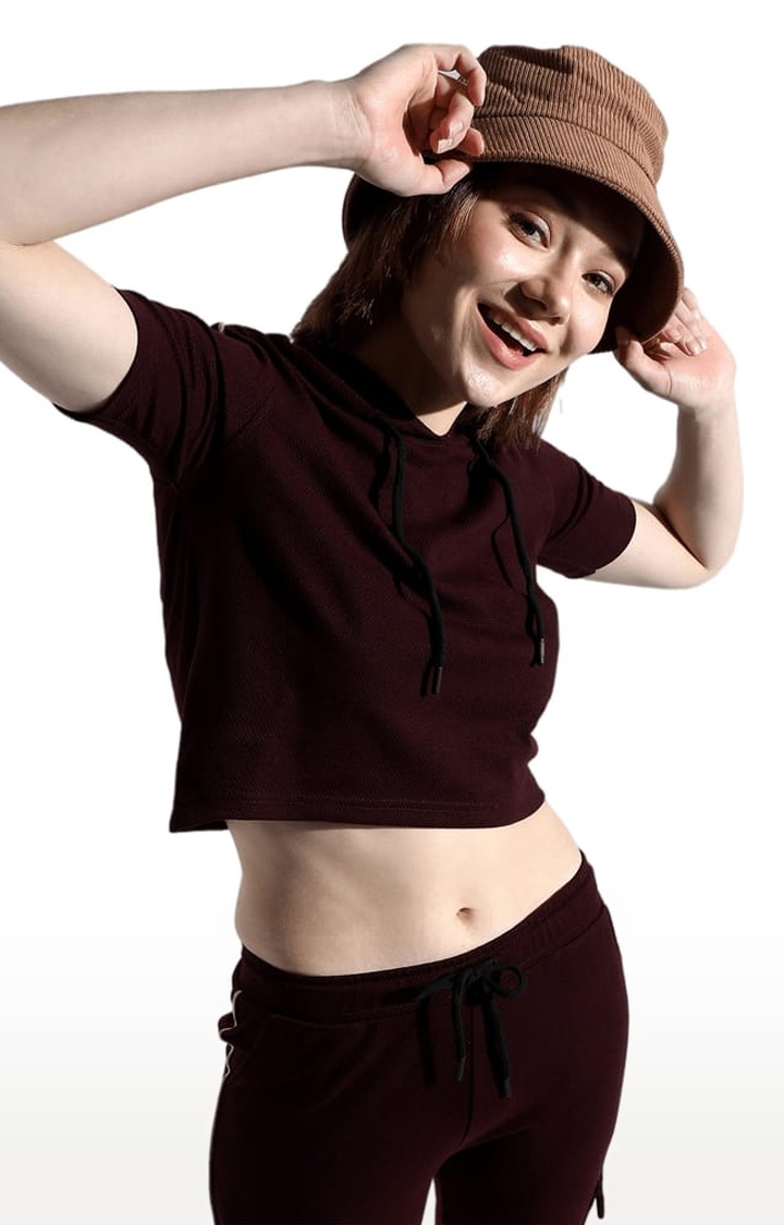 Women's Red Solid Co-ords