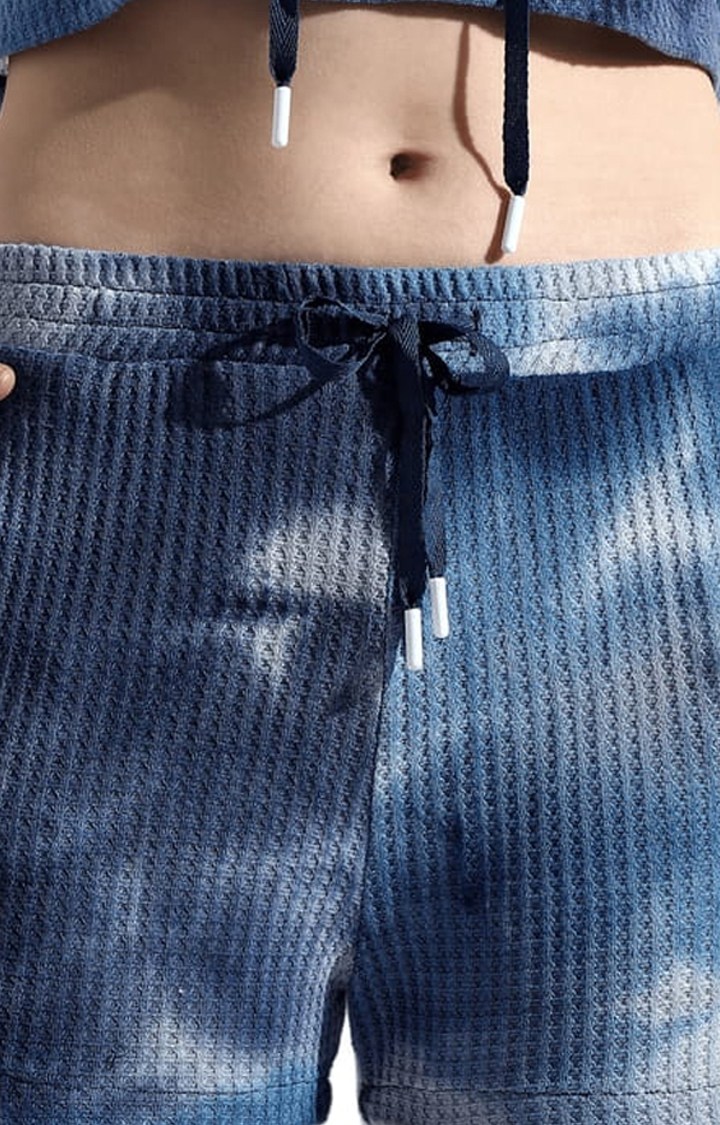 Women's Blue Tie Dye Co-ords