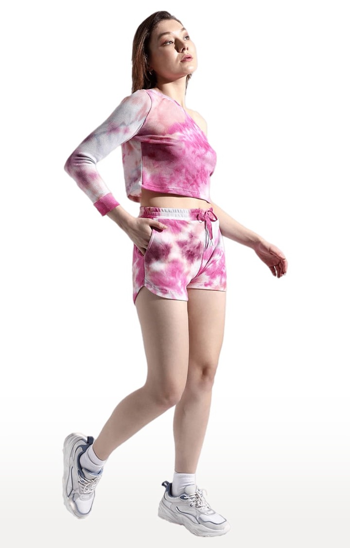 Women's Pink Tie Dye Co-ords