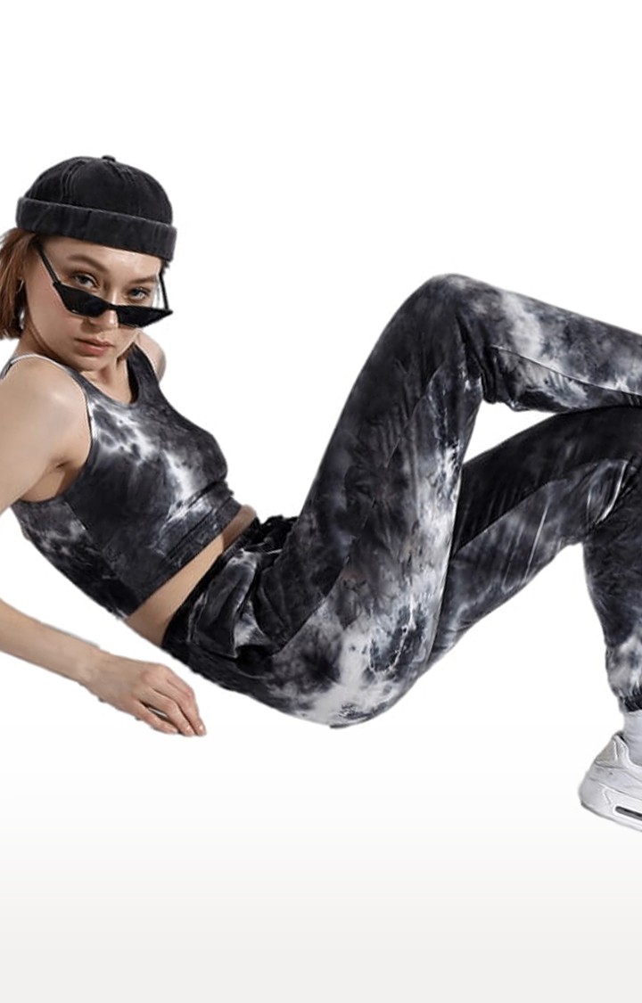Women's Grey Tie Dye Co-ords