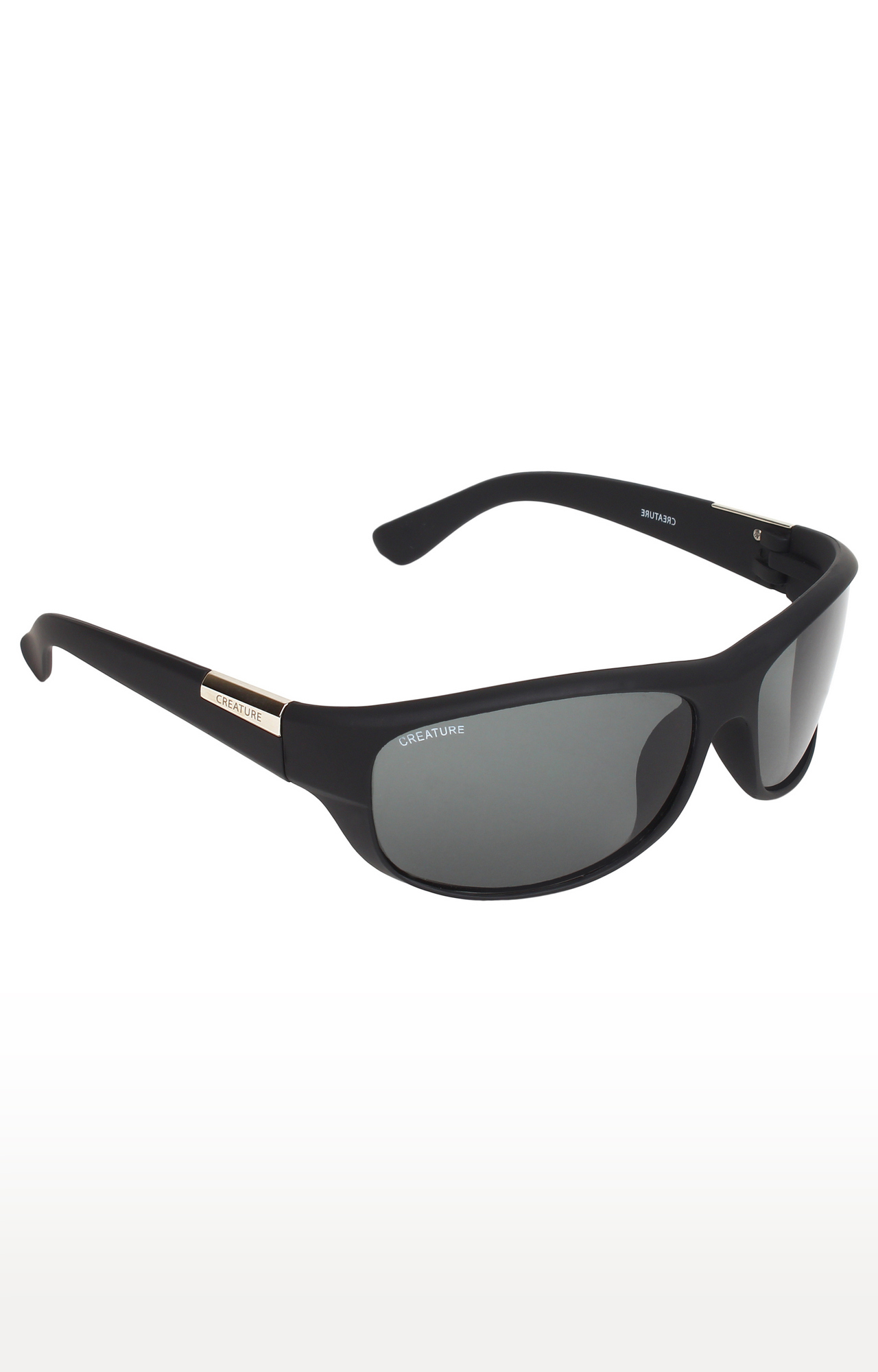 Men's Tek Gear® Black Framed Comfort Fit Polarized Wrap-Around Sunglasses