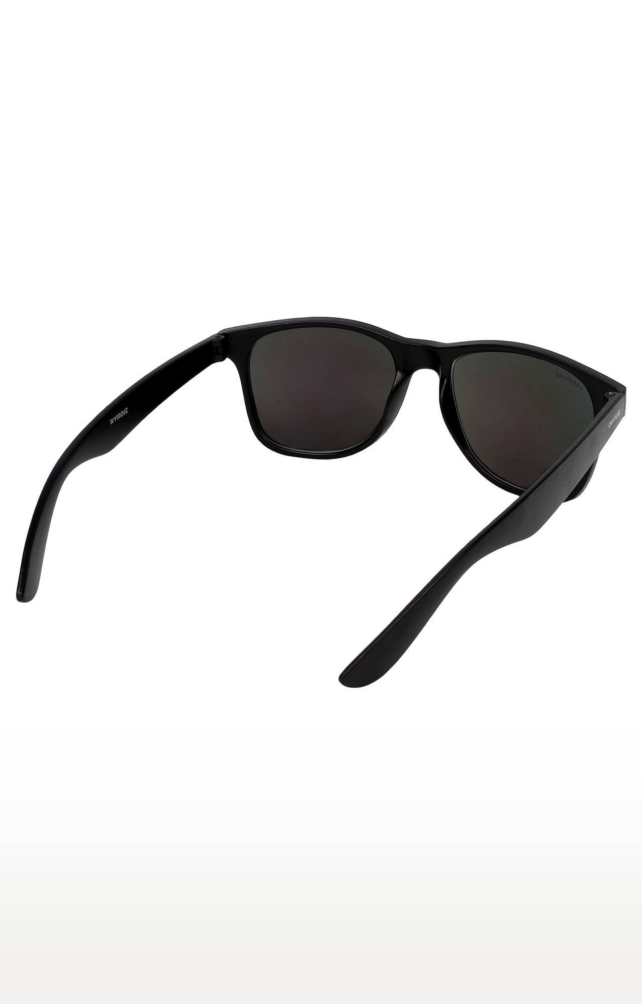 CREATURE | CREATURE Black Matte Finish UV Protected Unisex Sunglasses (Lens-Blue|Frame-Black) 4