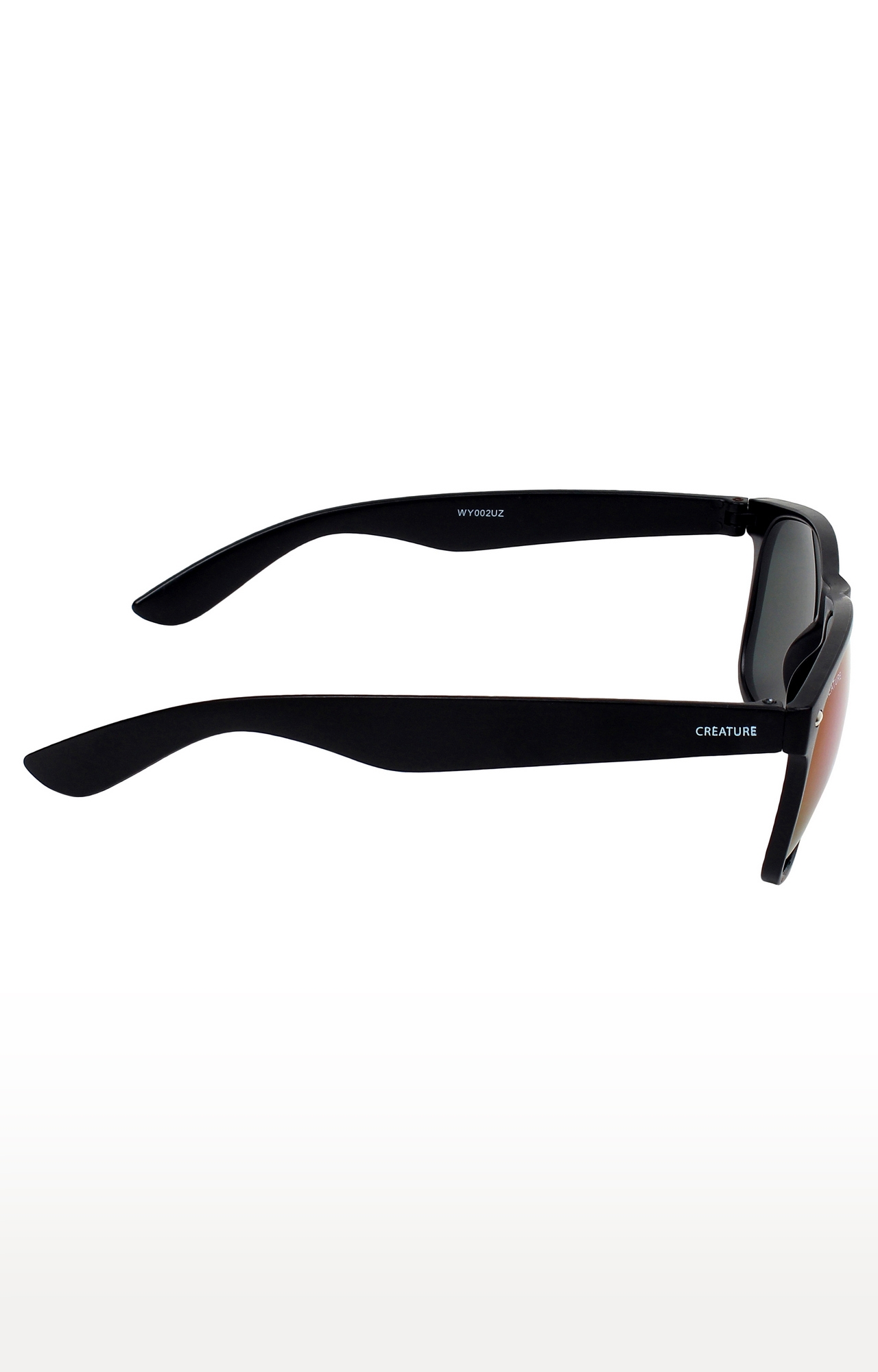 CREATURE | CREATURE Black Matte Finish UV Protected Unisex Sunglasses (Lens-Blue|Frame-Black) 3