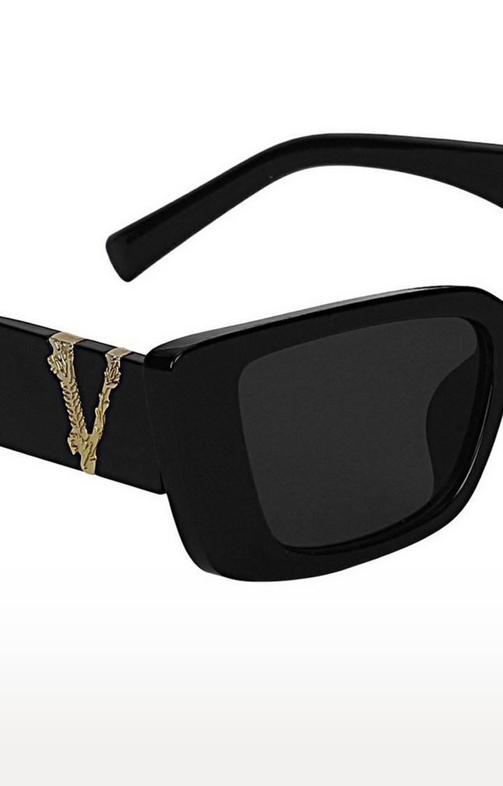 Creature Black UV Protected Lens Women Cateye Sunglasses SUN 063