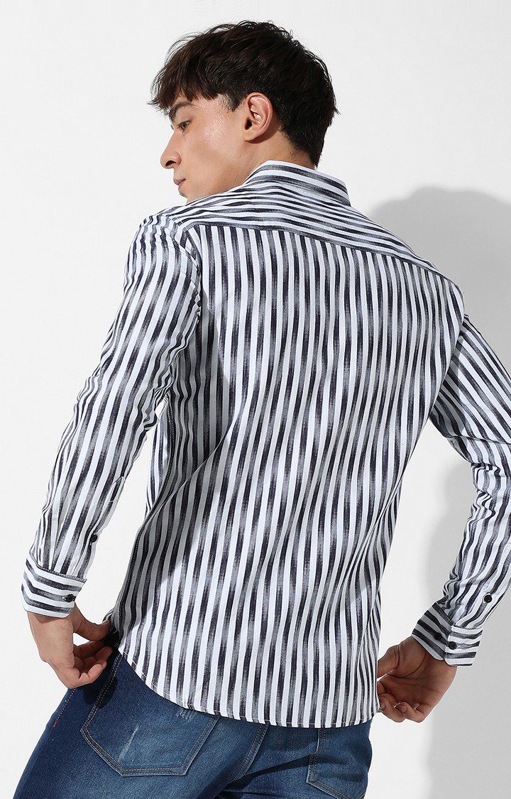 Men's Multi Striped Casual Shirts