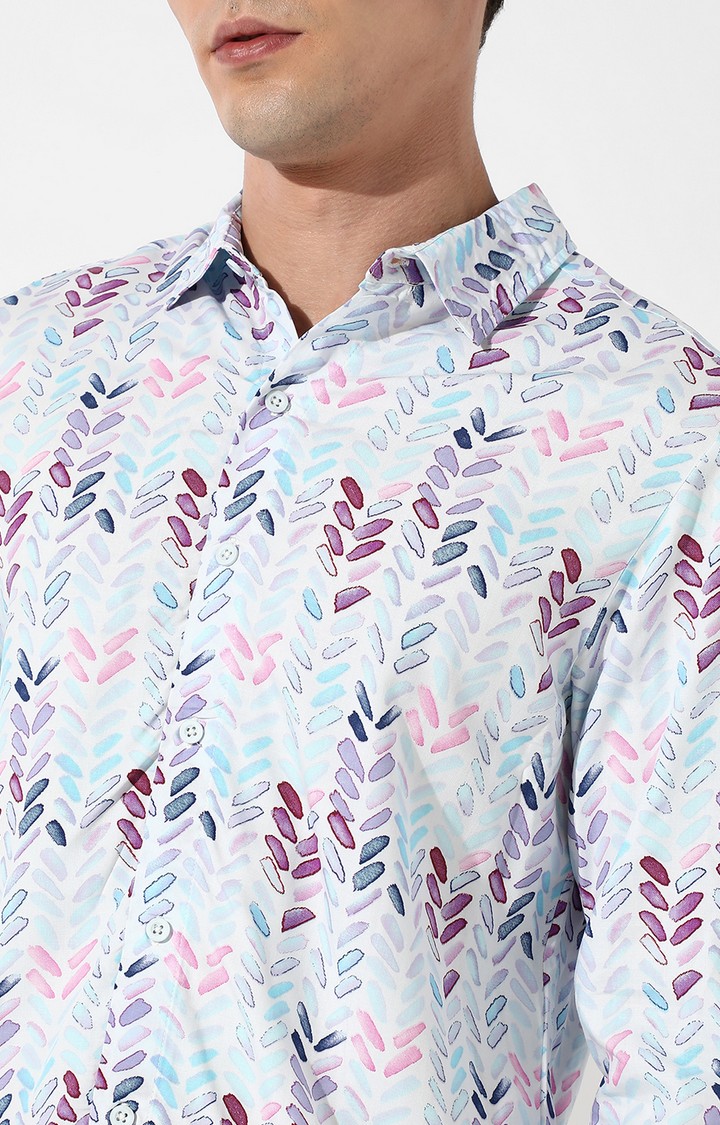 Men's Multicolour Rayon Printed Casual Shirts