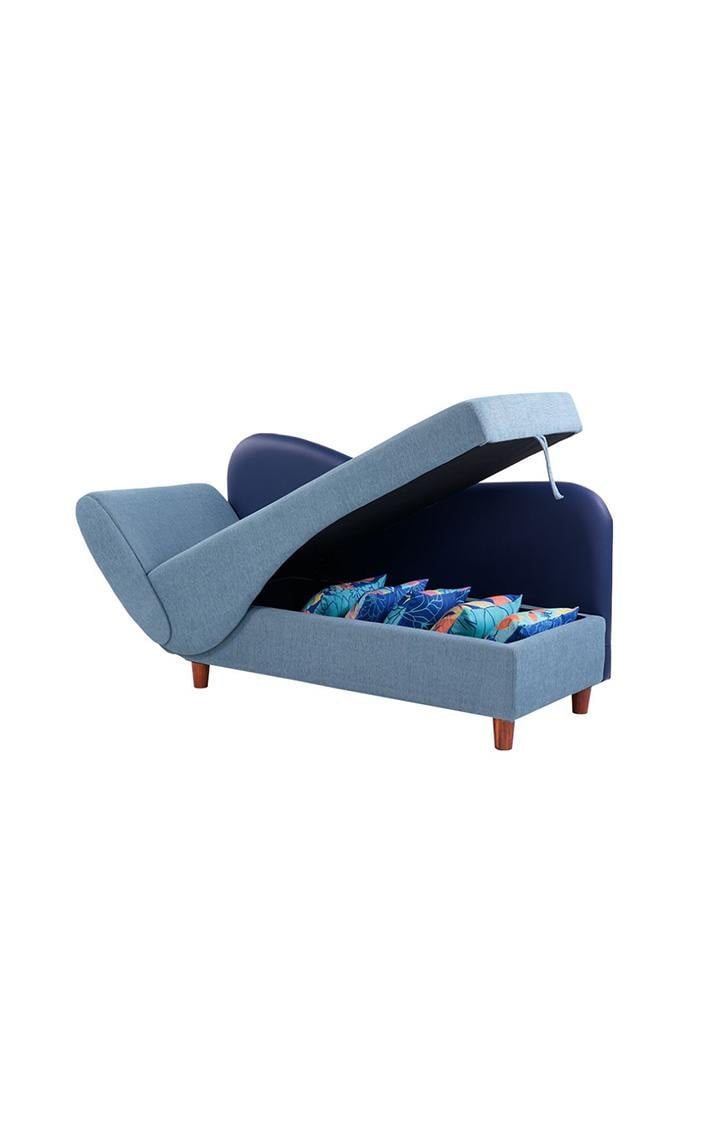Viva Storage LHS Chaise Lounger Mirage Blue Colour