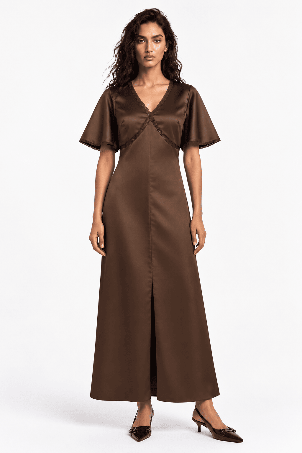 Marion Dark Brown Dress