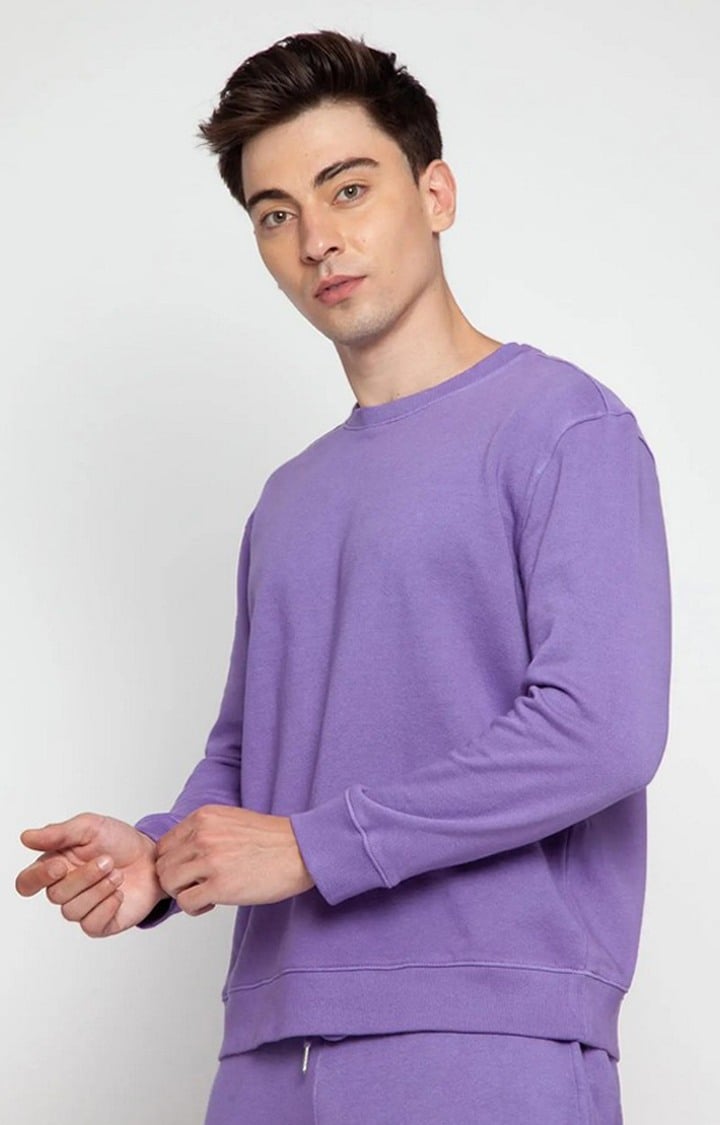 Lilac discount purple sweatshirt
