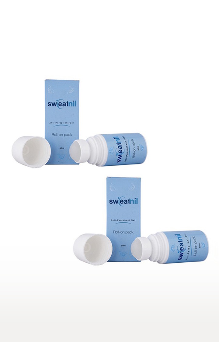 Sweatnil Anti-Perspirent Gel Pack of Two (50 ml)