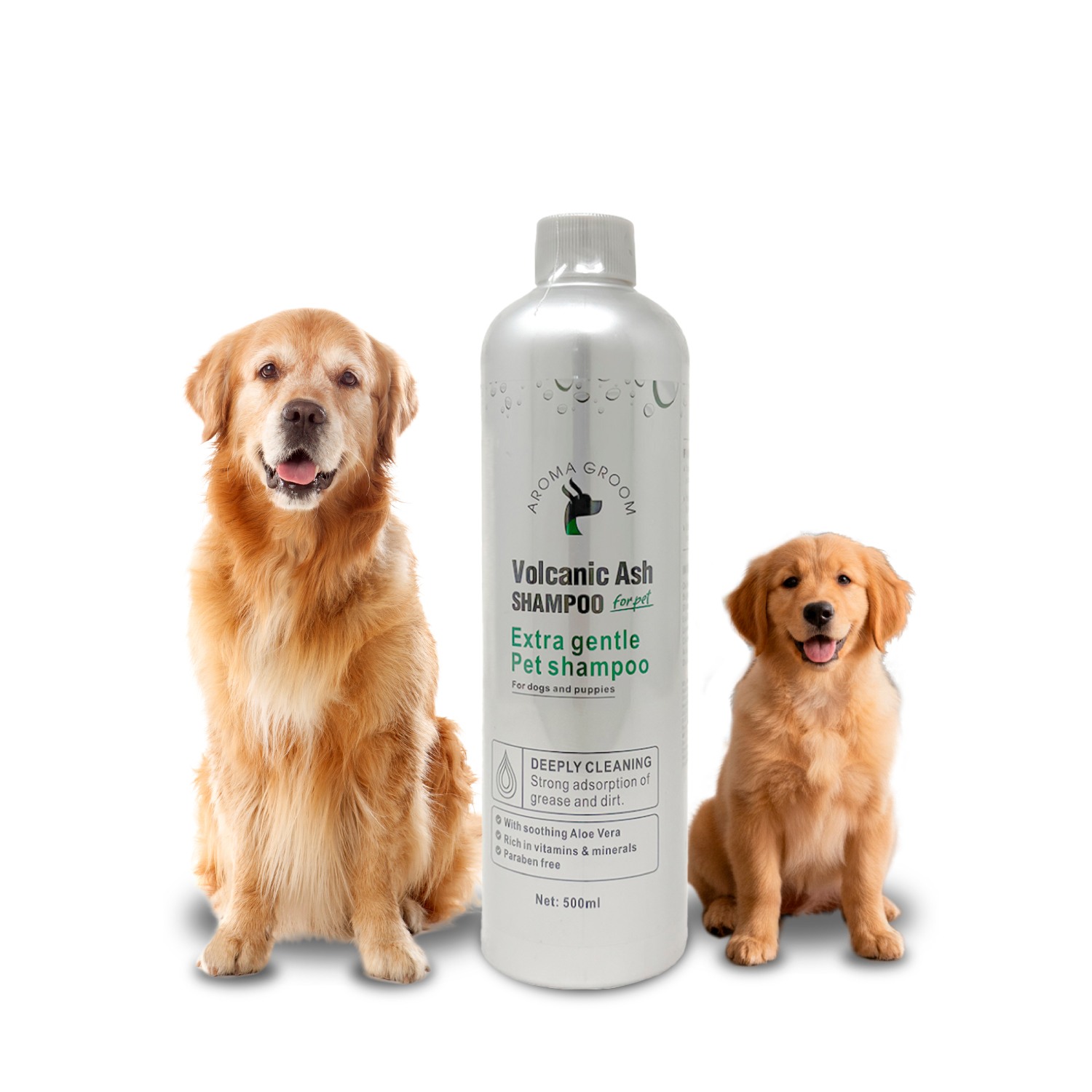 Aroma Groom Volcanic Ash Extra Gentle Shampoo, 500 ml