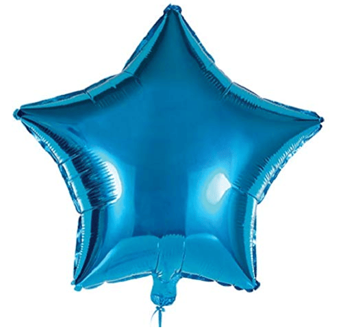 Shopyo | Twinkling Star Shape Foil Balloon (Blue) 0