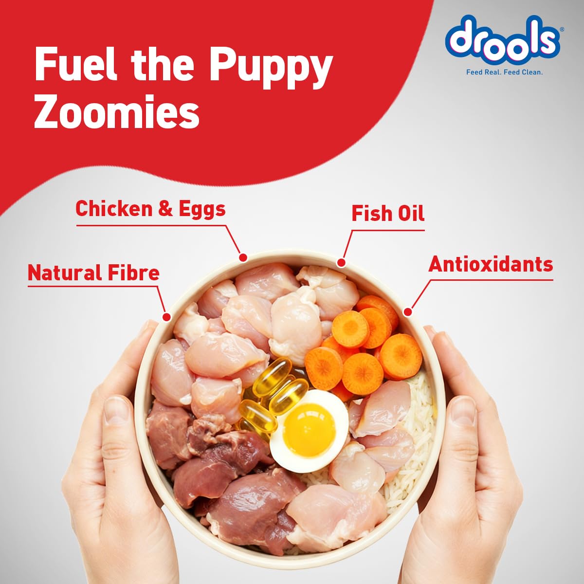 Drools Chicken &  Egg Puppy Dog Dry Food
