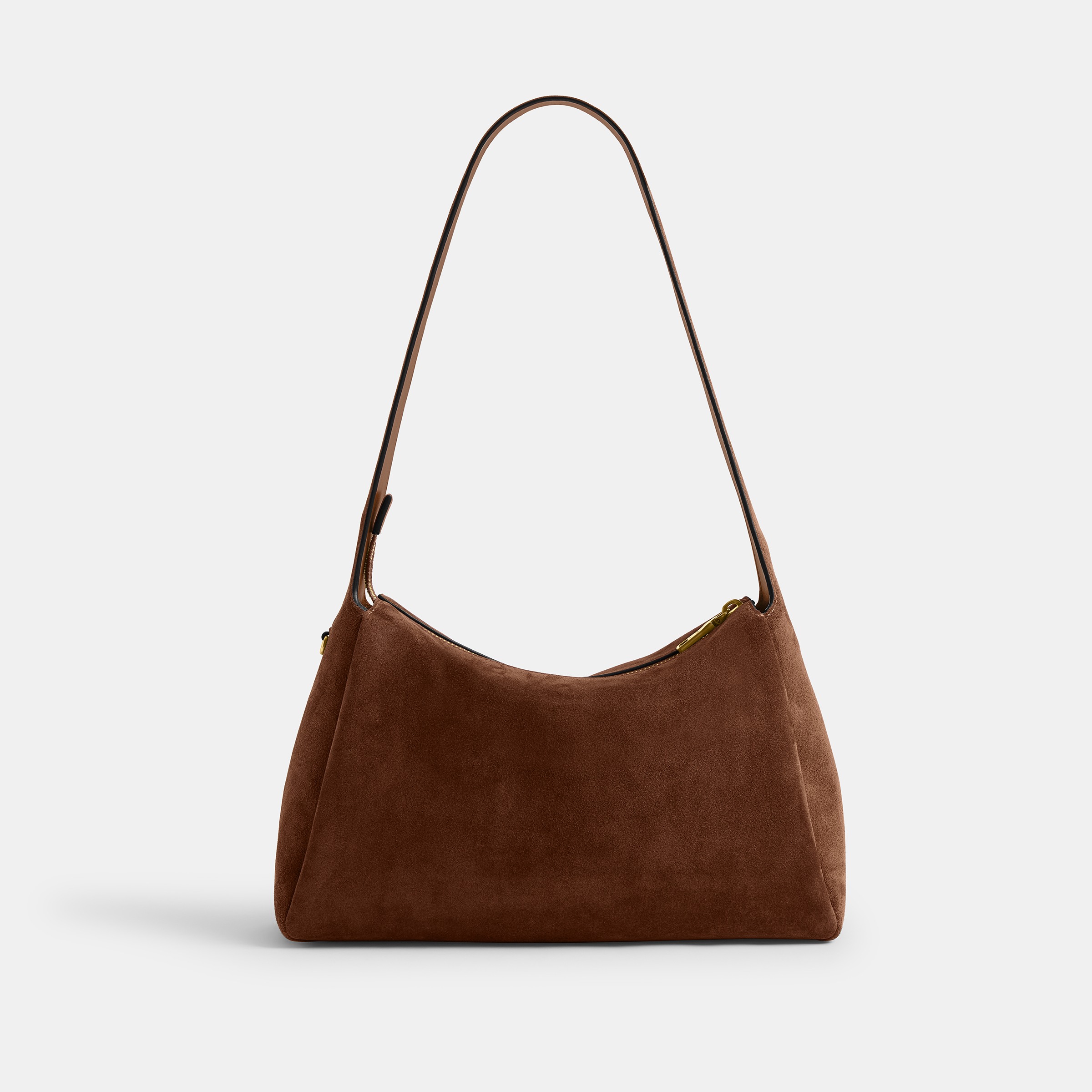 Suede Lola Shoulder Bag