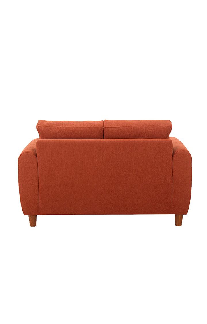 neudot Scott Sofa for Living Room |2 Persons Sofa|Premium Fabric with Cushioned Armrest | Solid Wood Frame|2 Seater in Rusty Cider Color