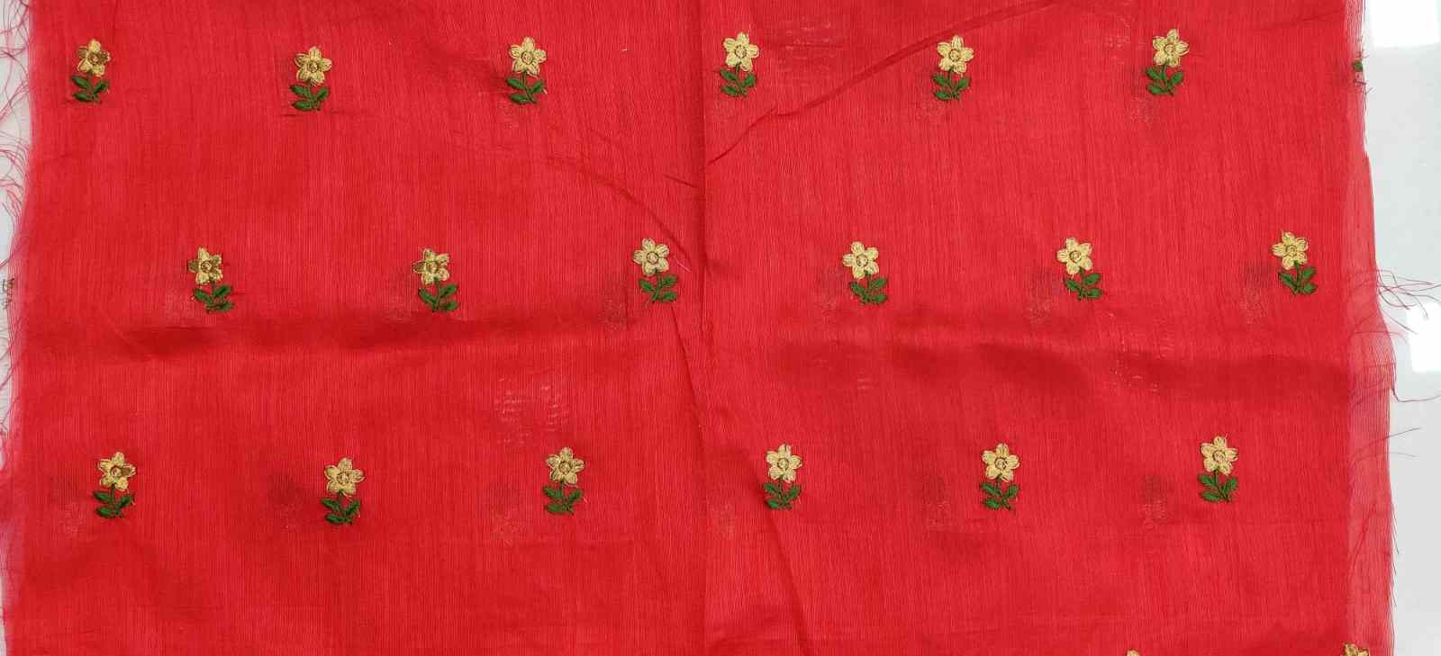 Tasarika Women georgette Sequence Embroidery border Sky Saree Sequence 1_Sky