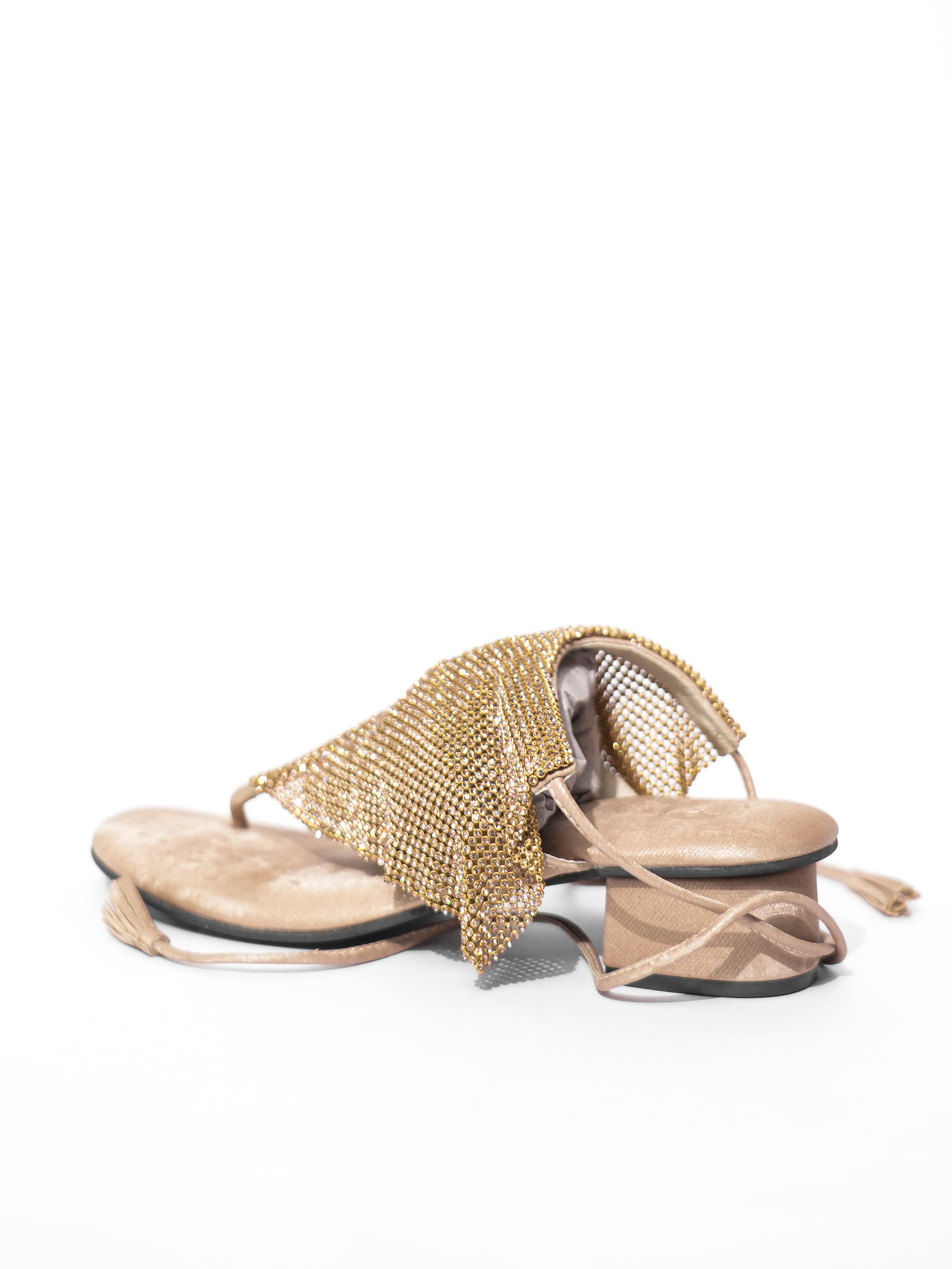 GOLD JELLY HEELS