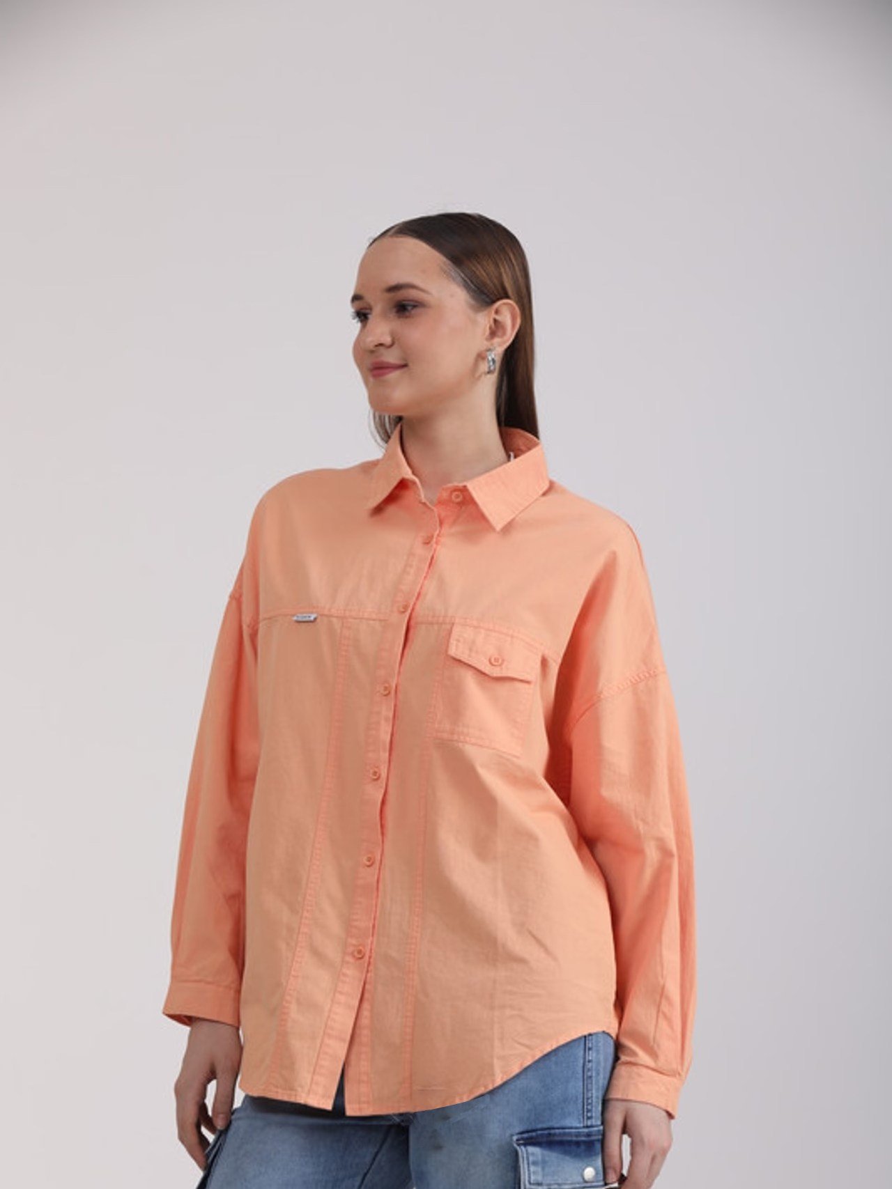 Albion Women Orange Blouson Top