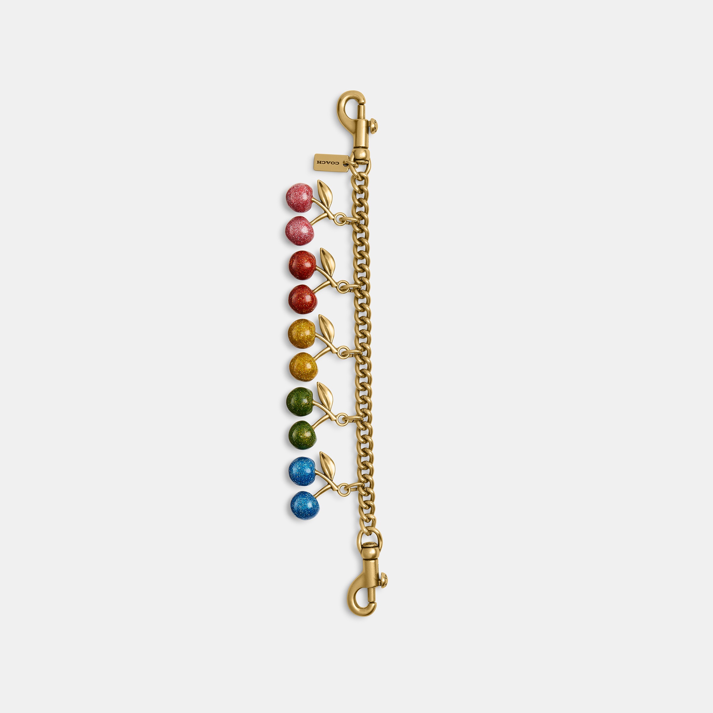 Cherries Motif Chain Bag Charm