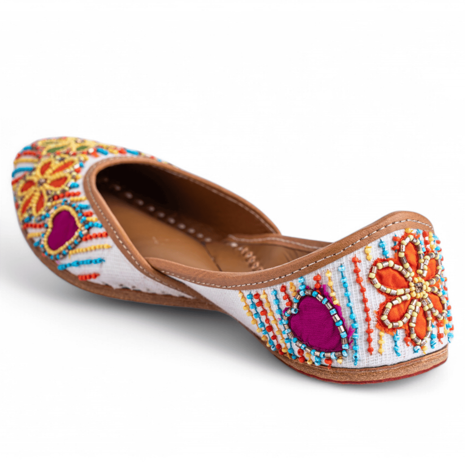 Women  Multicoloured Beaded Jutti