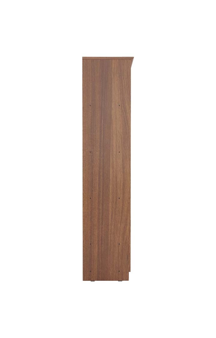 neudot Leader Engineered Wood 10 Shelves Bookshelf Cabinet |Book Rack Organizer for Decor Display Unit | Floor Standing Bookcase for Home, Office & Library - Leon Teak Finish