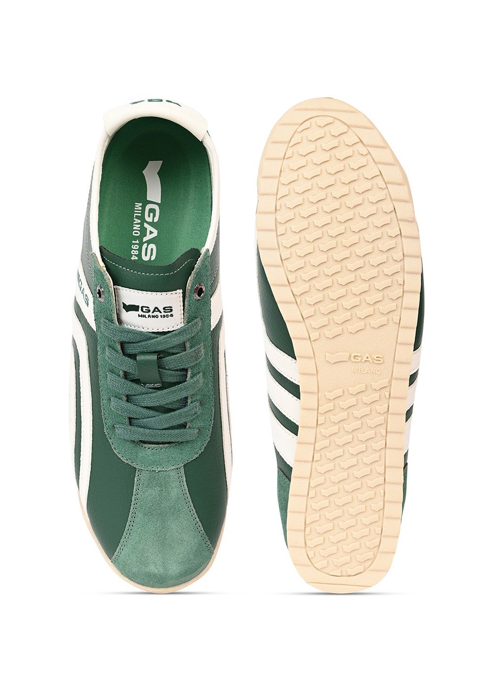 Men HoloStride Green White Sneakers