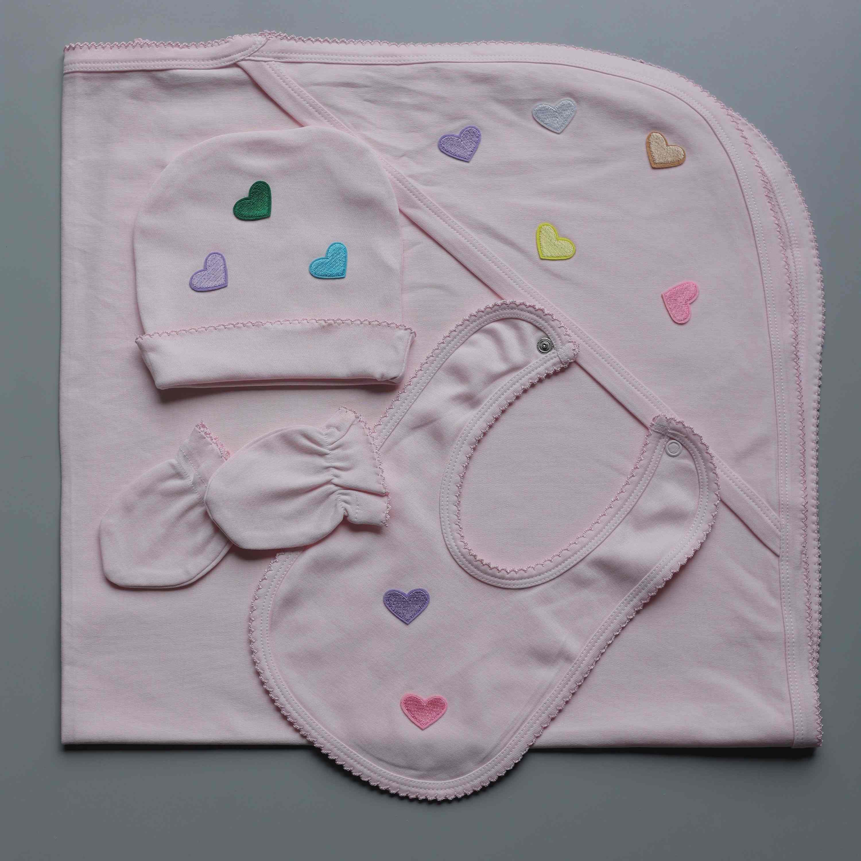 FlutterHeart Romper Set